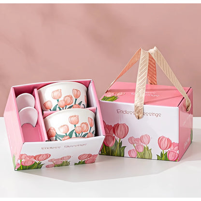 Tulip Ceramic Bowl Gift Set