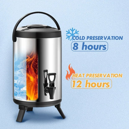 Stainless Steel Insulated Hot & Cold Drink Dispenser