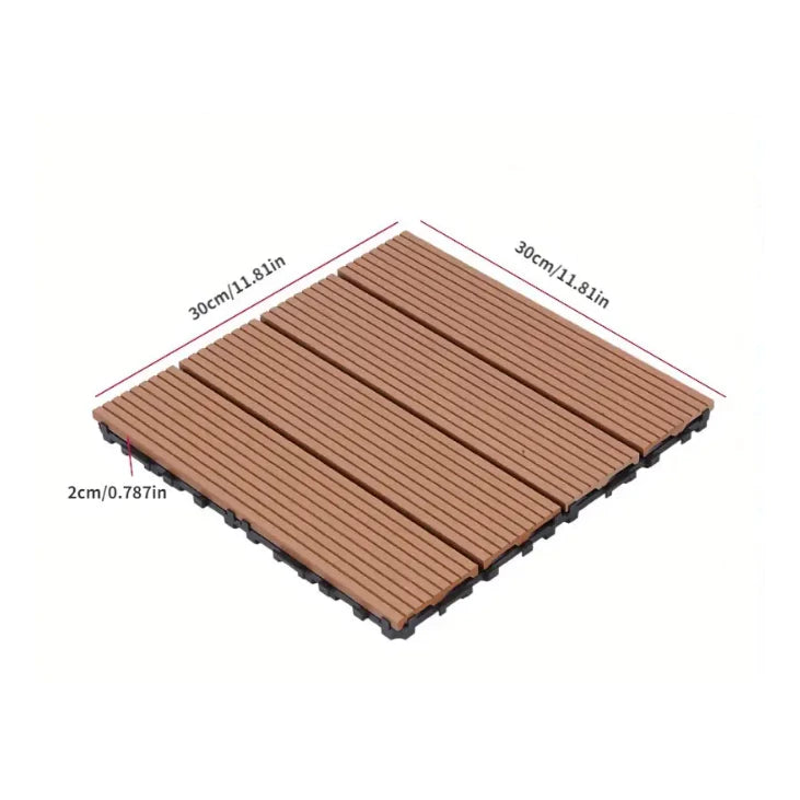 PVC Interlocking Floor Decking Tiles