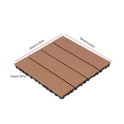 PVC Interlocking Floor Decking Tiles