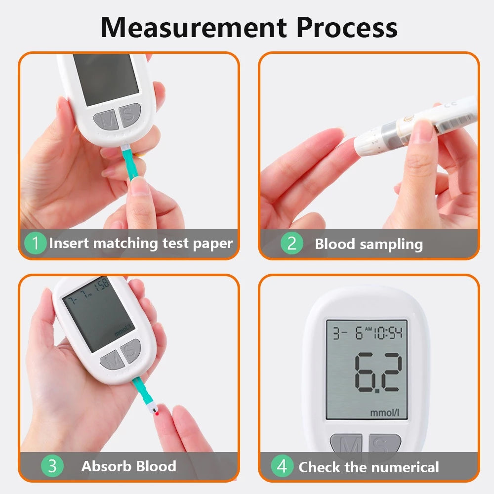 Glucometer Blood Sugar Test Kit