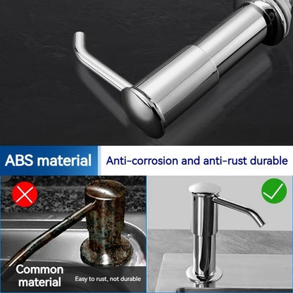Stainless Steel Sink Soap Dispenser with Sponge Holder