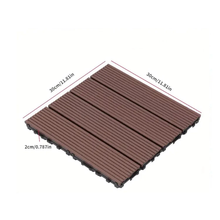 PVC Interlocking Floor Decking Tiles