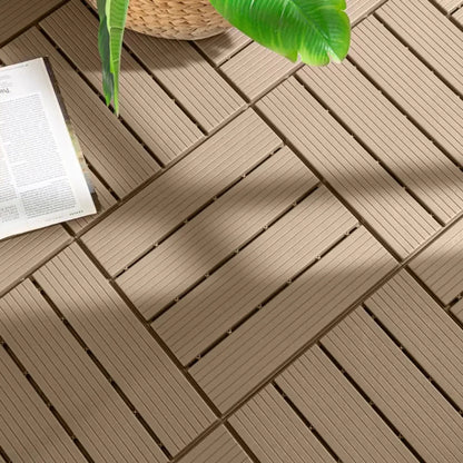 PVC Interlocking Floor Decking Tiles