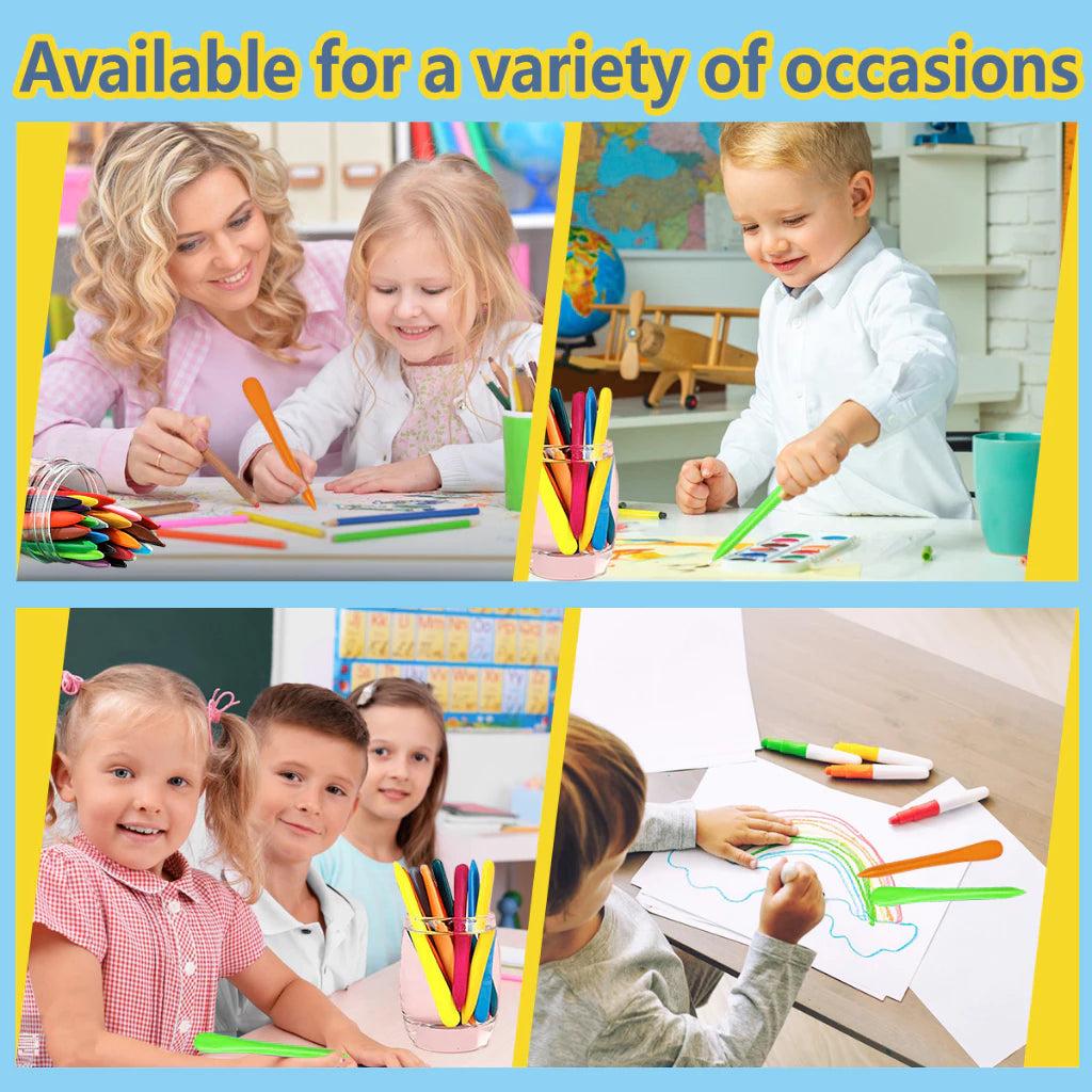 Non-Toxic Easy to Clean Crayons