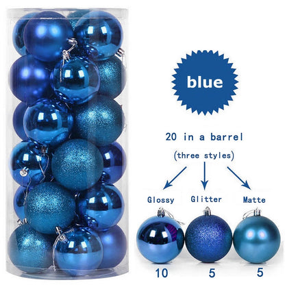 20pcs Set Christmas Balls Ornaments