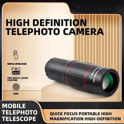 18X Telescope Zoom Mobile Phone Lens