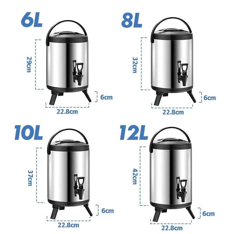 Stainless Steel Insulated Hot & Cold Drink Dispenser