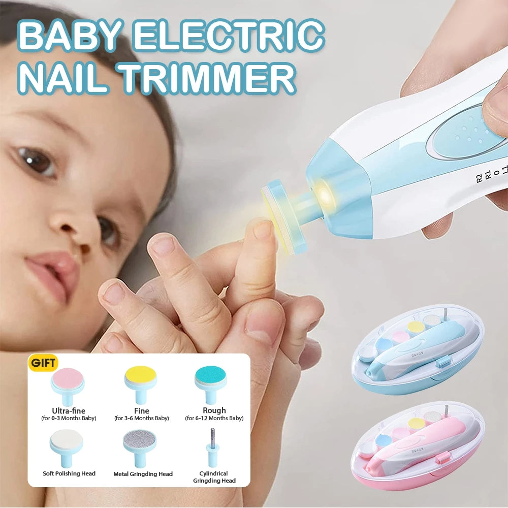Electric Baby Nail Trimmer with LED Light