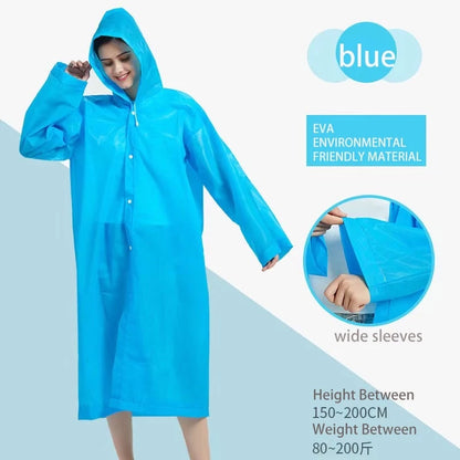 EVA Lightweight Unisex Raincoat for Adults