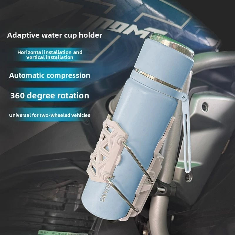 Universal Water Bottle Holder for Motorcycle, Bicycle & E-Bike