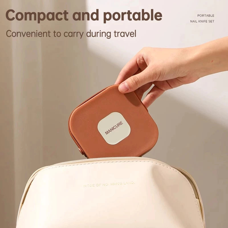Portable Nail Care Set with Carry Case