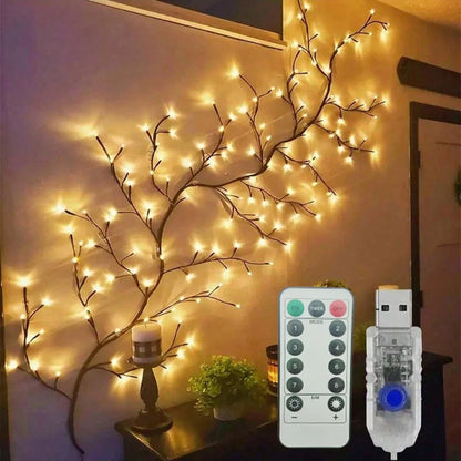 Flexible LED Willow Vine Lights with Remote