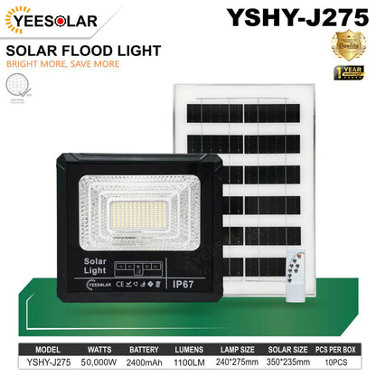 YEESOLAR Solar Light with Panel (YSHY-J275) – 50000W