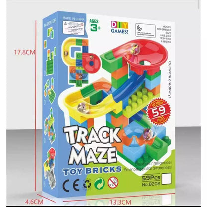 Track Maze Toy Bricks