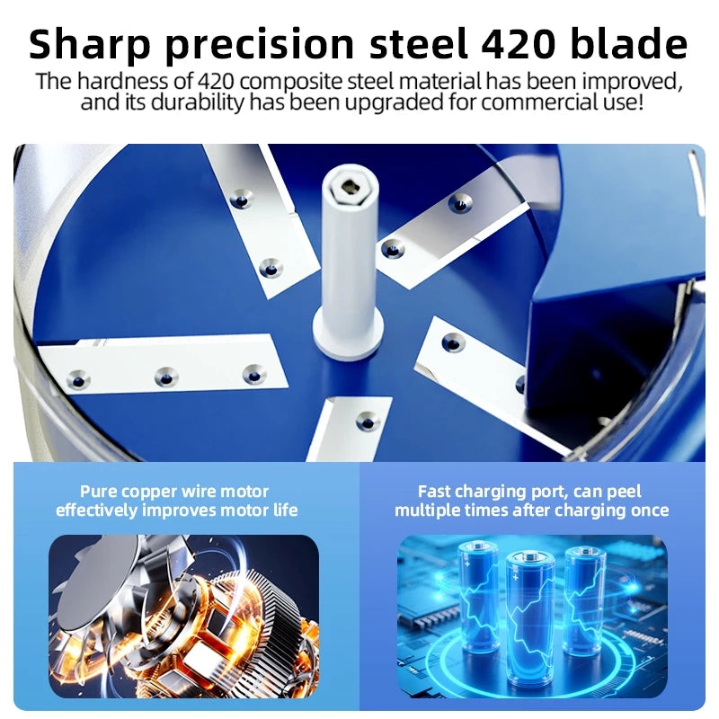 Rechargeable Electric Peeling Machine