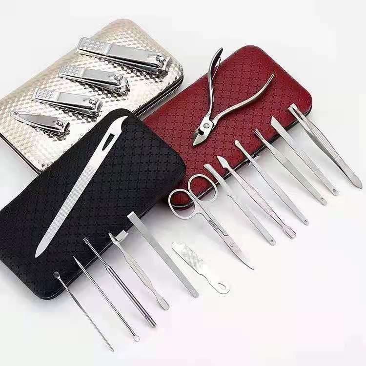 19-piece Stainless Steel Manicure and Pedicure Grooming Set