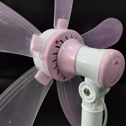 5-Blade Portable Adjustable Standing Fan