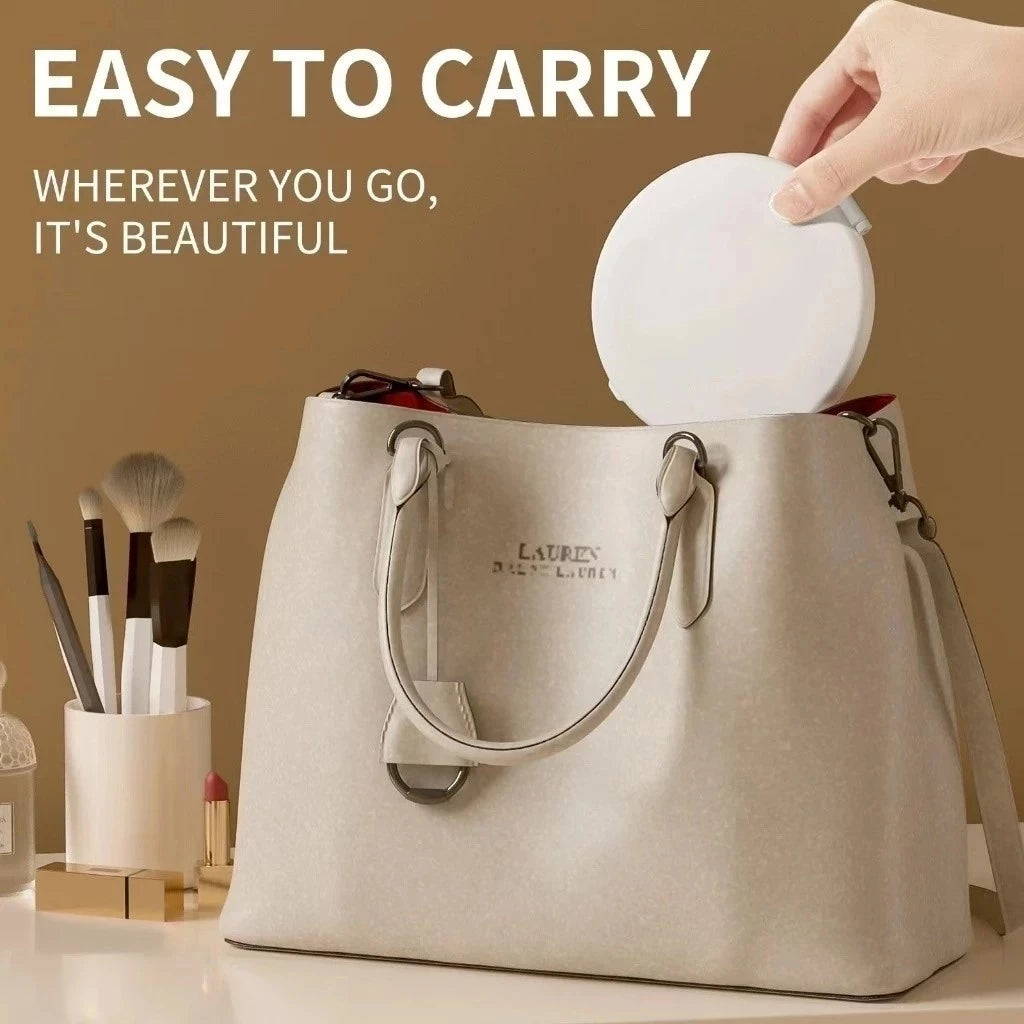 Rechargeable Compact Mirror with LED Light