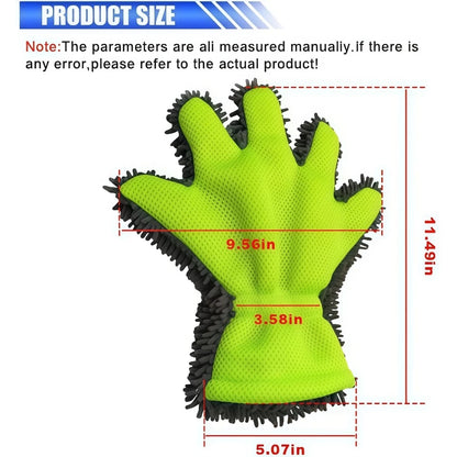 Five-Finger Microfiber Car Wash Glove
