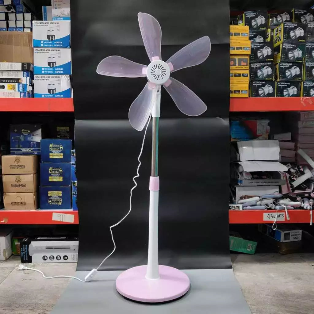 5-Blade Portable Adjustable Standing Fan
