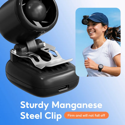 Mini Clip On Fan for Hat and Clothes