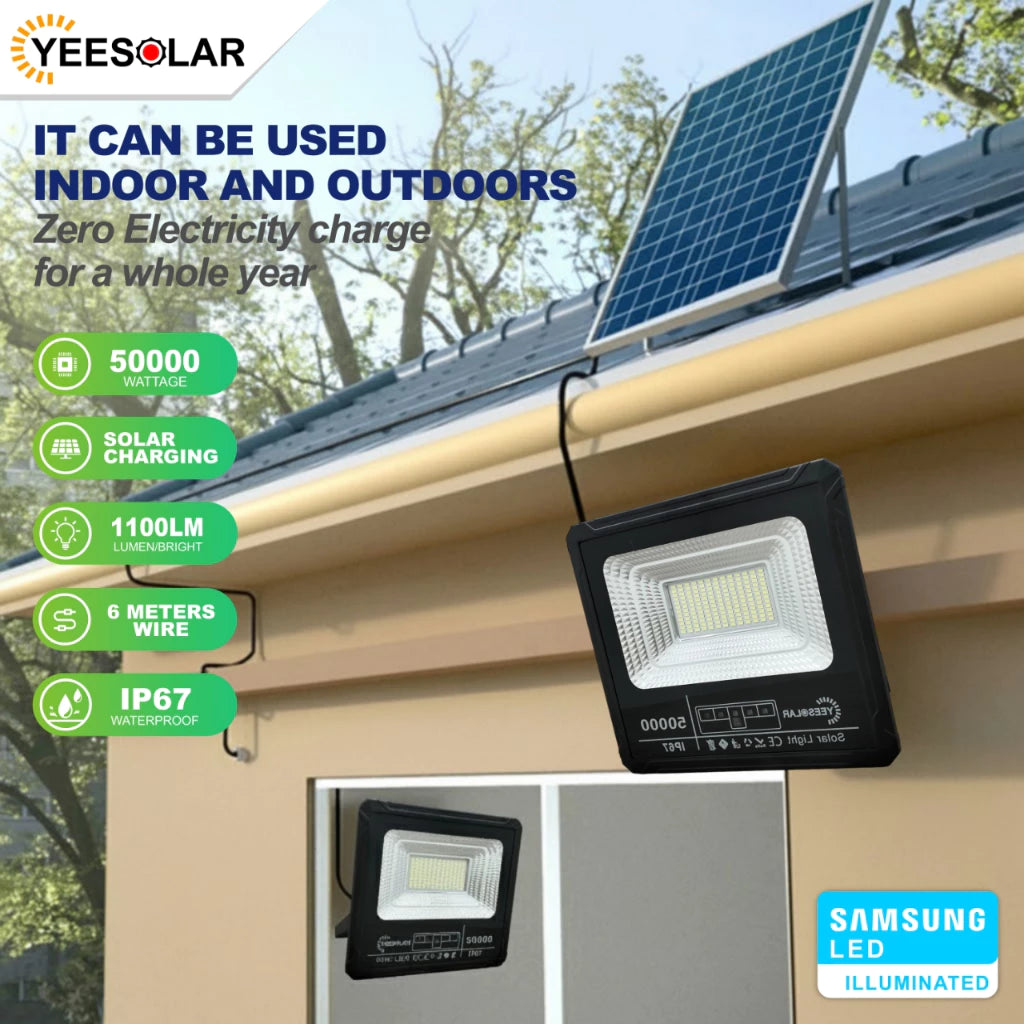 YEESOLAR Solar Light with Panel (YSHY-J275) – 50000W