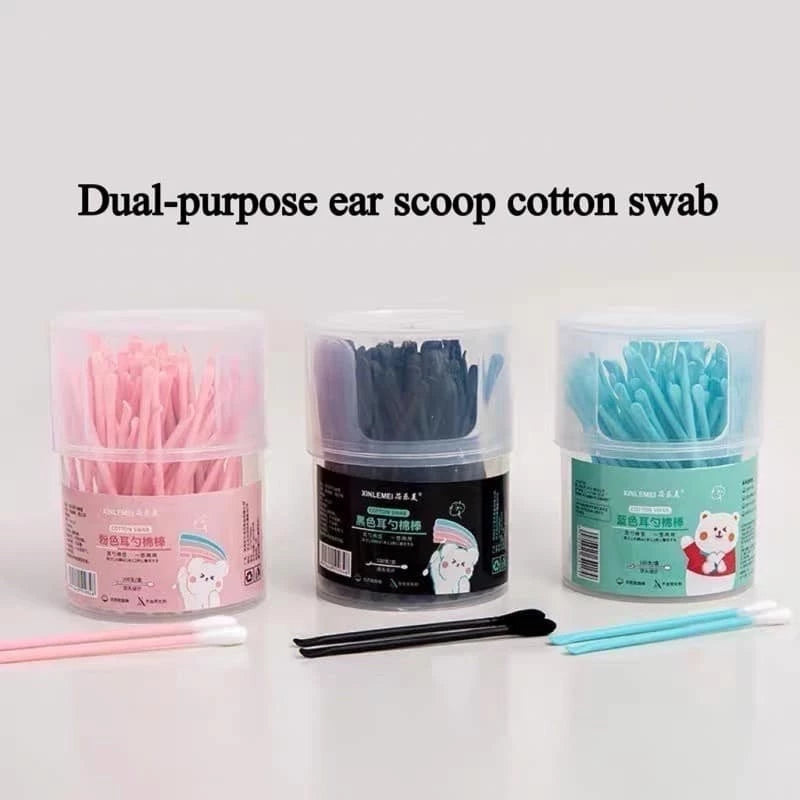 2 in 1 Cotton Swab Ear Scoop (100pcs)