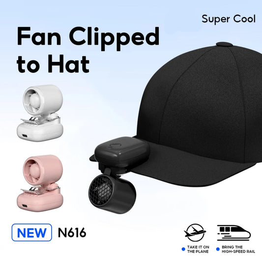 Mini Clip On Fan for Hat and Clothes