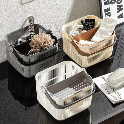 Double Layer Portable Shower Caddy