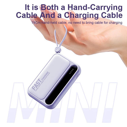 20000mAh Fast Charging Portable Power Bank with Built-in 4 Cables