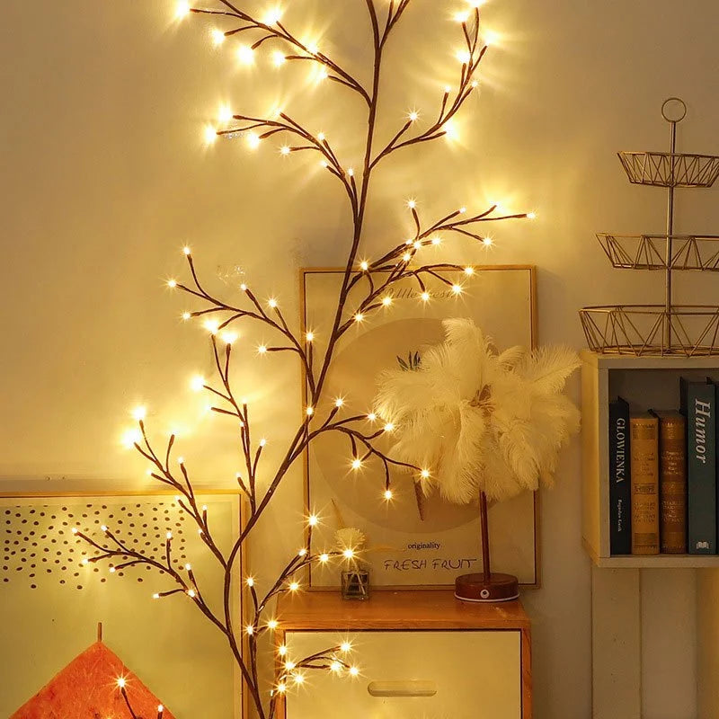 Flexible LED Willow Vine Lights with Remote