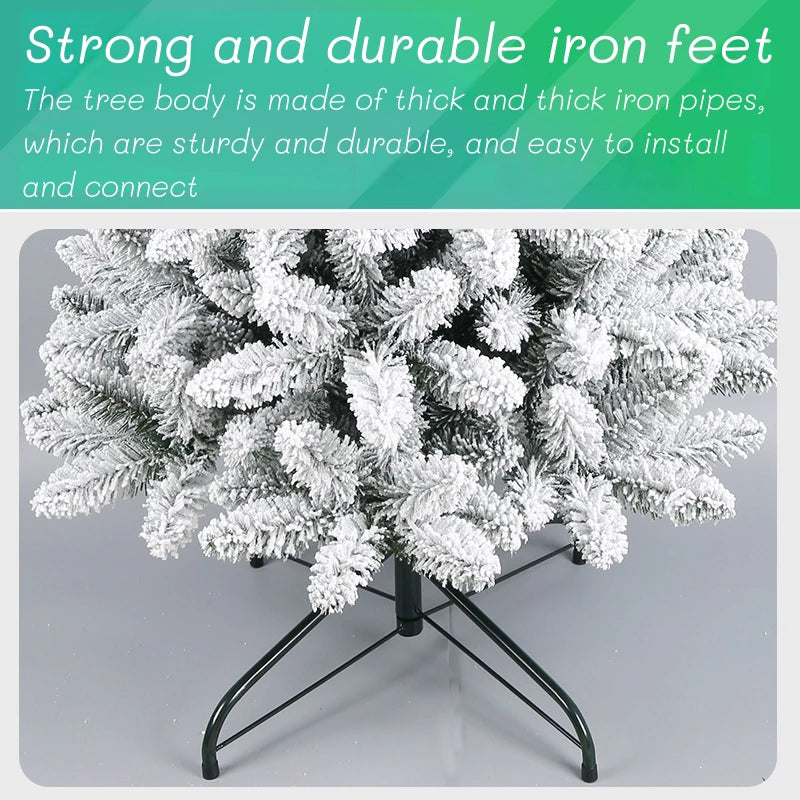 Slim Snow Christmas Tree