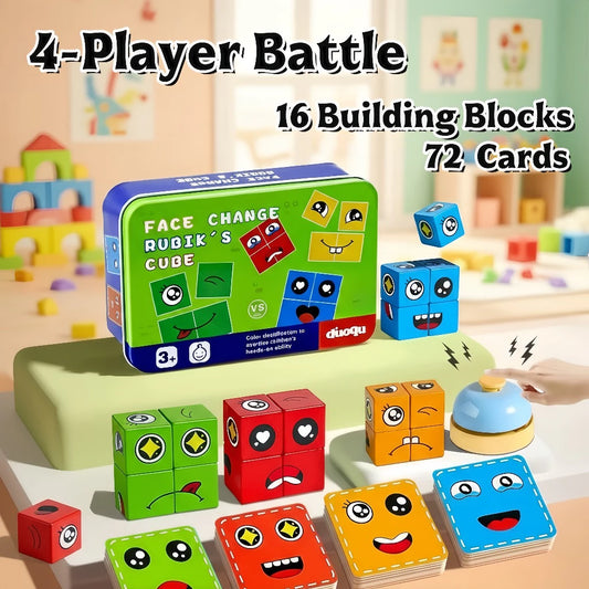 Face Changing Educational Magic Cube