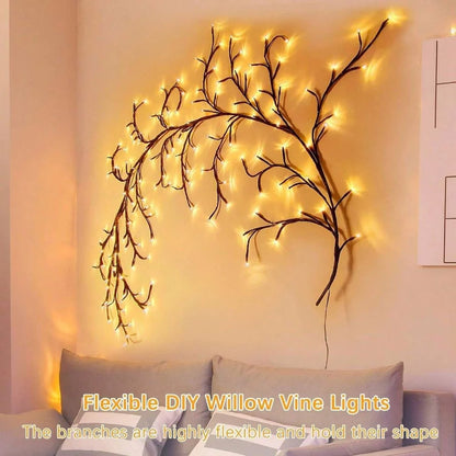 Flexible LED Willow Vine Lights with Remote