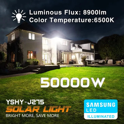 YEESOLAR Solar Light with Panel (YSHY-J275) – 50000W