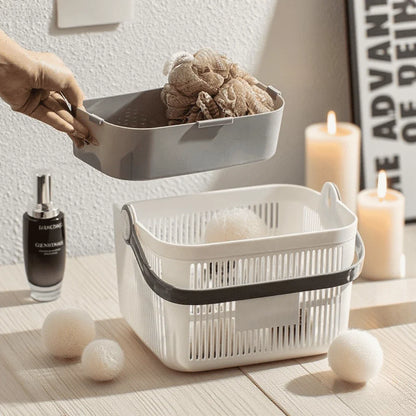 Double Layer Portable Shower Caddy