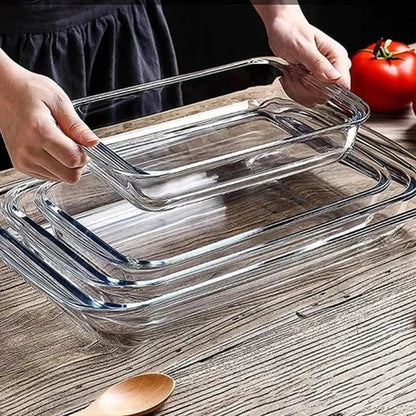 High Borosilicate Glass Baking Pan