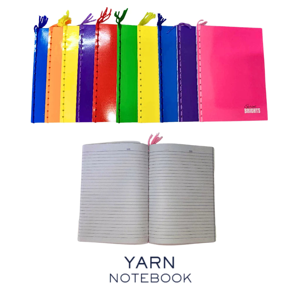 10pcs Assorted Color Writing-Yarn-Spiral All Level Notebook Set