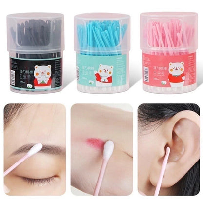 2 in 1 Cotton Swab Ear Scoop (100pcs)