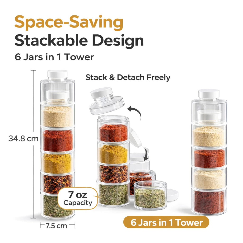 6-Piece Spice Tower