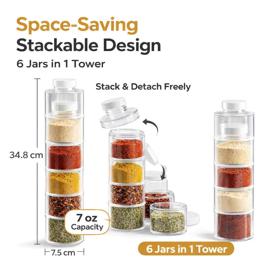 6-Piece Spice Tower