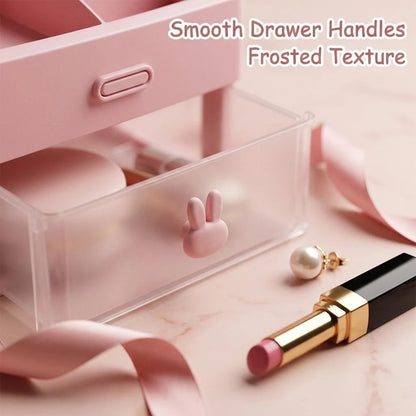 3-Tier Plastic Cosmetic Drawer and Desktop Organizer