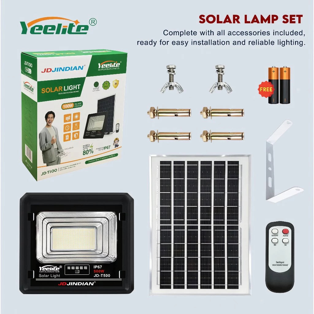 BUY 1 TAKE 1 | YEELITE Solar LED Flood Light with Remote Control
