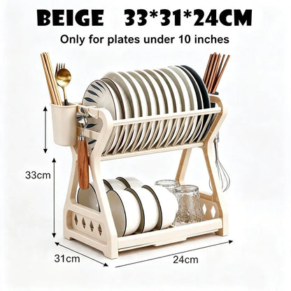2-Tier Kitchen Dish Drying Rack