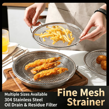 2-in-1 Stainless Steel Oil Drainer with Tray