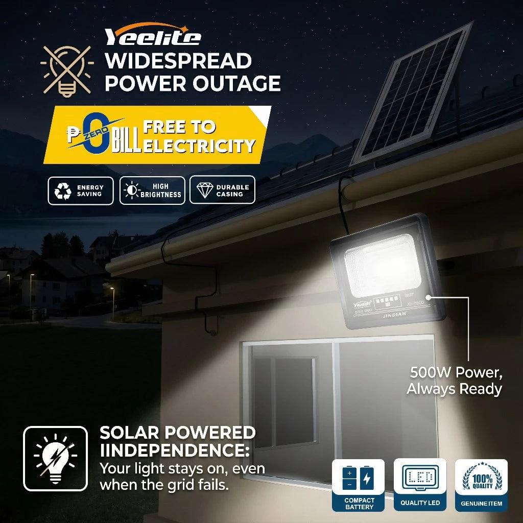 BUY 1 TAKE 1 | YEELITE Solar LED Flood Light with Remote Control