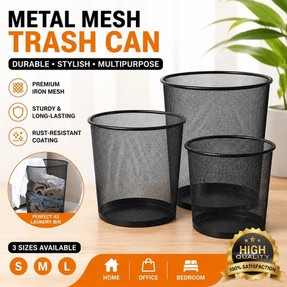 Metal Wire Mesh Waste Basket