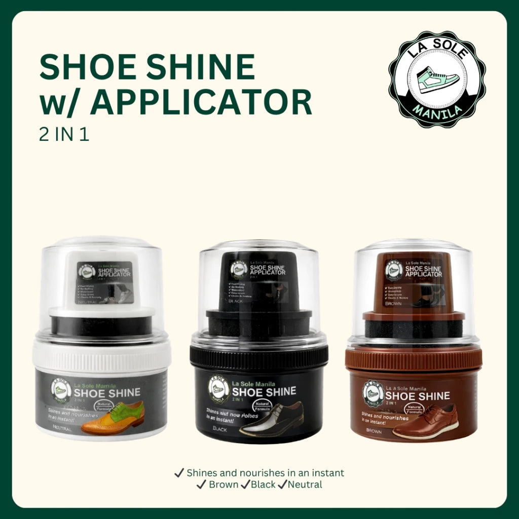 LA SOLE MANILA Shoe Shine with Applicator