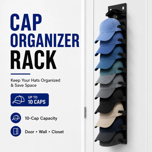 Wall Mounted Baseball Cap Organizer